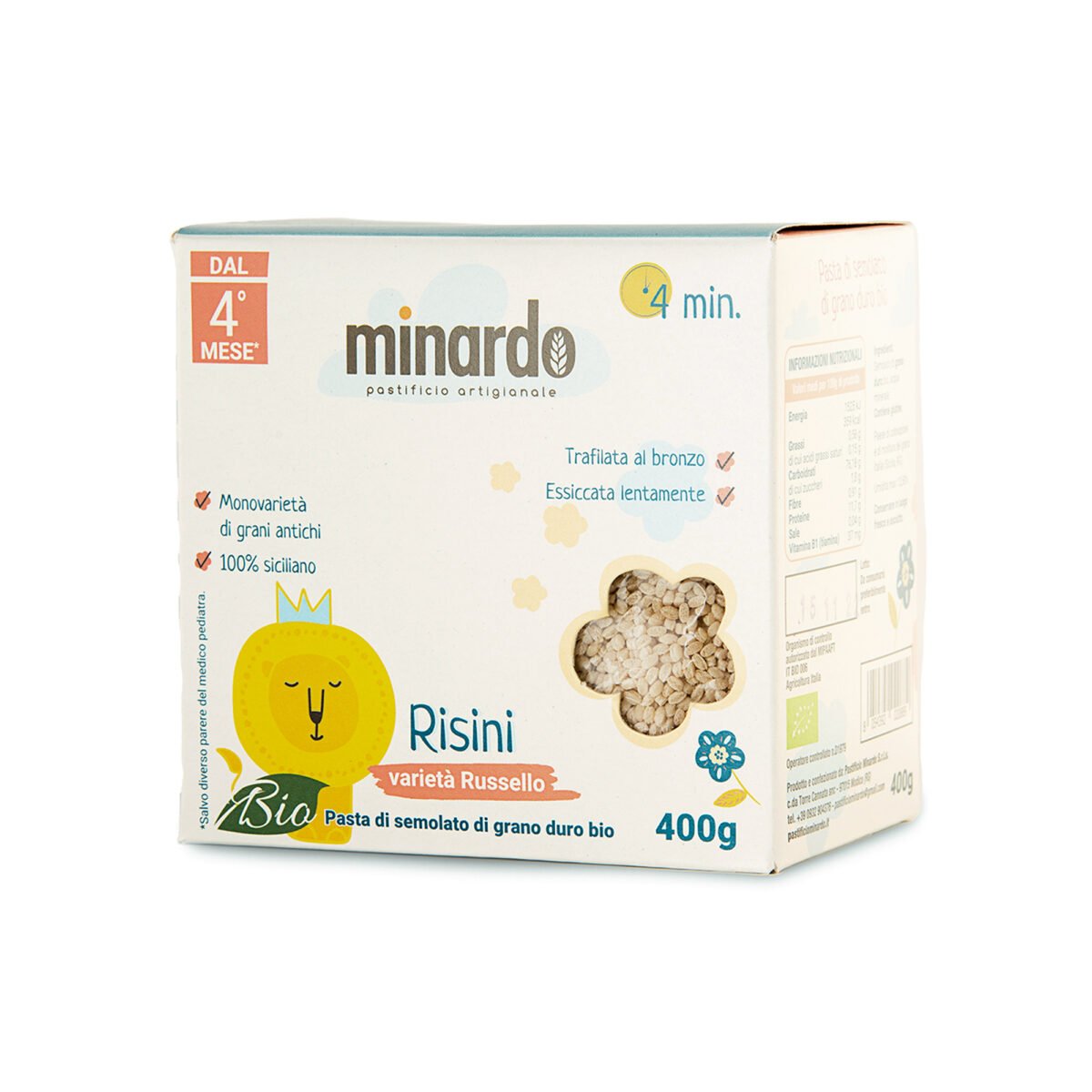 Risini - Organic durum wheat semolina pasta - gr. 400